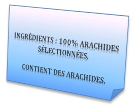 Contient des arachides